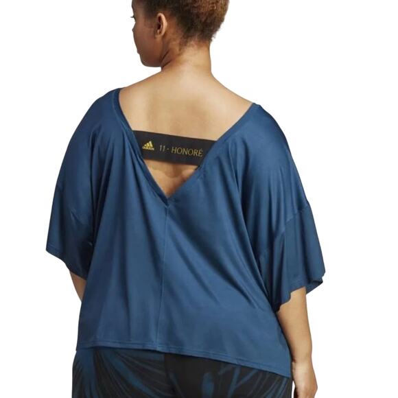 Adidas 11 Honore Training Blue T-shirt Tee, Size 3X, New with Tag Retail $110 - Picture 1 of 16